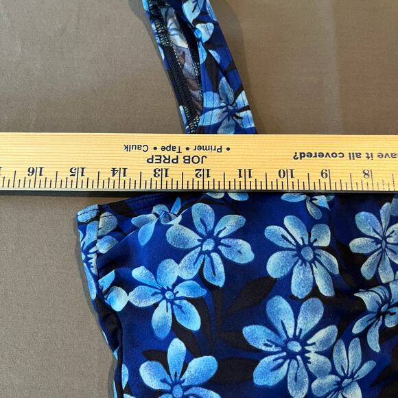 L.L. Bean Women's BeanSport Scoopneck Tanksuit - Size 14L NEVER WORN - Blue - Picture 9 of 11